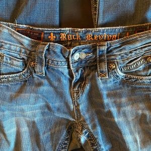 bootcut rock revival jeans size 26